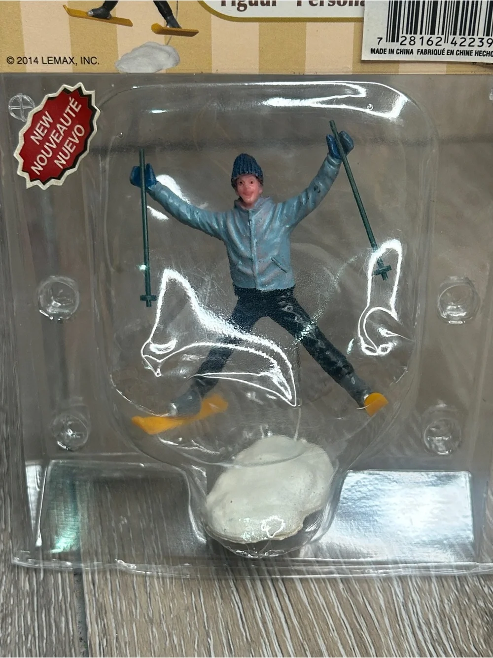 NWT Lemax Village Collection Wo-Hoo! Skier Figurine 42239 Retired